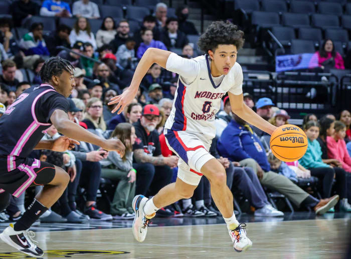 Modesto Christian 68, Lincoln 63 2024 SJS D1 title game 2 by Ralph Thompson 2-21-2024022120240